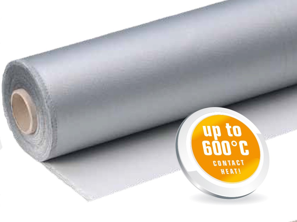 Hitsauspeite kestää jopa 600 ⁰C lämpötiloja 50 m x 100 cm. Kangasta suositellaan pystysuoraan käyttöön