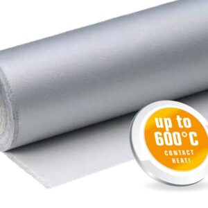 Hitsauspeite kestää jopa 600 ⁰C lämpötiloja 25 m x 100 cm. Kangasta suositellaan pystysuoraan käyttöön