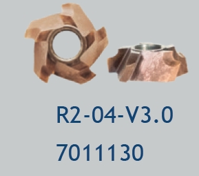 Mini Mite terä R2-04-V3.0. Pyöristysterä. Koska materiaalia poistetaan niin vähän