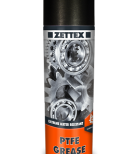 Zettex PTFE Rasva on korkealaatuinen PTFE rasva erinomaisilla voitelu- ja kiinnittymisominaisuuksilla sekä korkealla viskositeetillä.