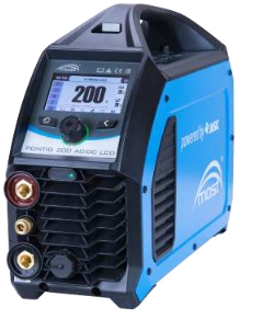 PONTIG 200 AC/DC LCD on hitsausinvertteri TIG-hitsaukseen alumiinille (TIG AC -virralla) sekä teräkselle ja ruostumattomalle teräkselle (TIG DC -virralla) sekä puikkohitsaukseen (MMA). Laitteen koneisto on Jasicin.